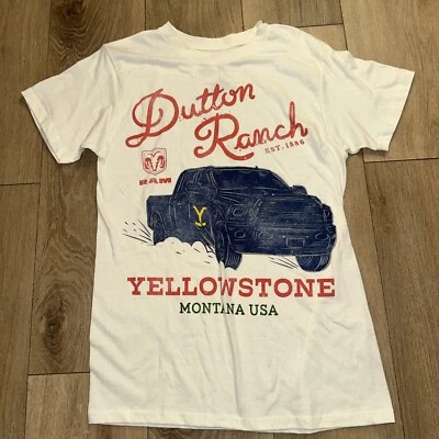Camiseta pequeña Yellowstone Ram Dutton Ranch para hombre nueva sin etiquetas Foto 1 de 4