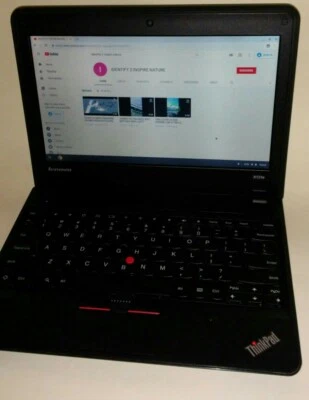LENOVO CHROMEBOOK THINKPAD MODEL:X131E CELERON*11.6 in*16GB*BLACK*1.5 PROCESSOR - Image 1 of 4