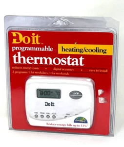 THERMOSTATIC Programmable Do it Heating Cooling Easy to Install Save Energy NEW - Picture 1 of 2