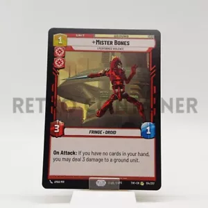 SWU STAR WARS UNLIMITED TWI 154/257 R Mister Bones - Picture 1 of 1