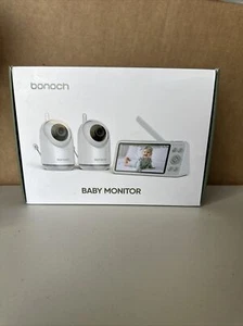🏡 bonoch Baby Monitor with 2 Cameras, 7" 720P HD Split Screen 🆕SEALED - Picture 1 of 5