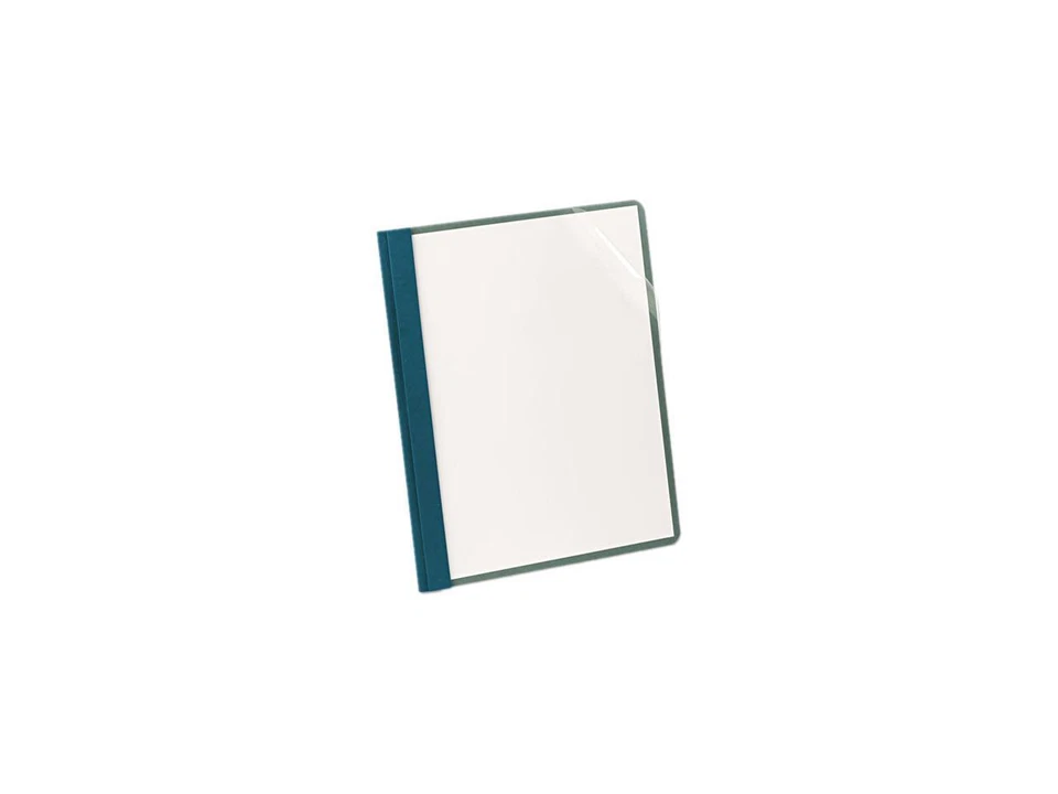 Oxford ESS57872 Recycled Clear Front Report Covers, Letter Size, Blue, 25/Box - Image 1 of 1
