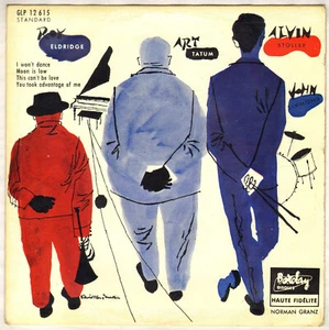 ART TATUM QUARTET "I WON'T DANCE" JAZZ EP 1956 BARCLAY 12615 Roy Eldridge! - Picture 1 of 4