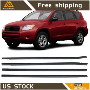 Cinturón de sello negro moldeado ventana exterior viaje al clima para Toyota RAV4 2006 2007 2008 - Imagen 1 de 6