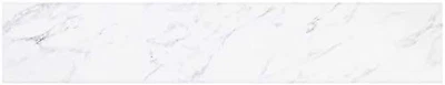 Tocador lateral superior de mármol blanco Carrara 22"X4" Foto 1 de 2