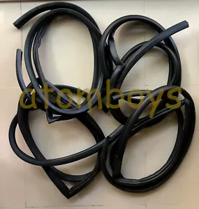 x4 FOR Peugeot 505 Sedan 4 Doors 1979-92 DOOR RUBBER SEAL WEATHERSTRIP - Picture 1 of 9