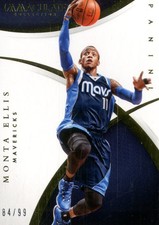 2014-15 Immaculate Collection Dallas Mavericks Basketball Card #10 Monta Ellis