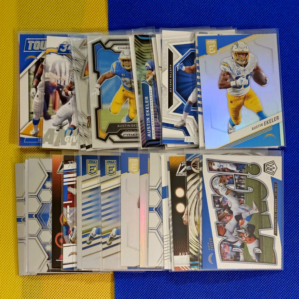 Austin Ekeler Inserts Premiums Base Pick Your Card & $ave Los Angeles Chargers - Image 1 of 1