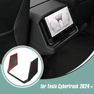 Matt Kohlefaser Rücksitz Display Abdeckung für Tesla Cybertruck Cyberbeast 2024+ - Picture 1 of 8
