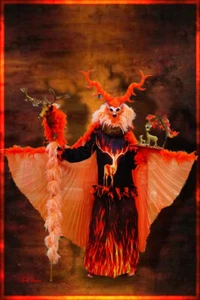 Hirschkostüm in orange für Erwachsene - Bild 1 von 14