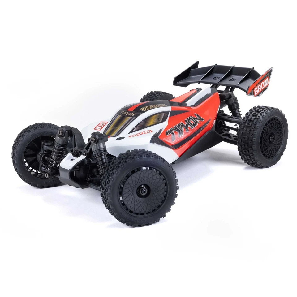 ARRMA RC Buggy TYPHON GROM MEGA RTR 1:18 mit Akku, Lader Rot - Bild 1 von 4