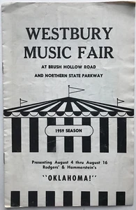 Westbury Music Fair Program 1959 Production of Oklahoma - Picture 1 of 2