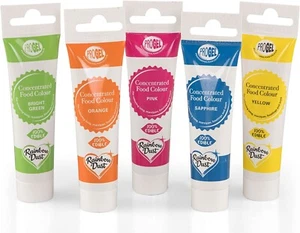 Edible Food Colour ProGel TROPICAL RAINBOW Dust Set 25g  Sugarcraft Cake Decor ! - Picture 1 of 24