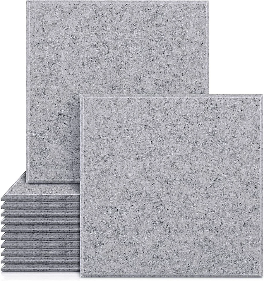 24 48 96 Pack Acoustic Foam Panels Studio Noise Soundproofing Wall Tiles 12*12in - Image 1 of 4