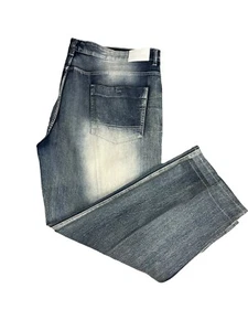 SouthPole Jeans Men 46x28 Stretch Blue Acid Wash High Rise Baggy Grunge Y2K - Picture 1 of 16