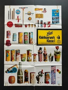 NICO Feuerwerk Plakat Klasse I Sortiment A1 Format Poster Pyro Silvester Rarität - Bild 1 von 1