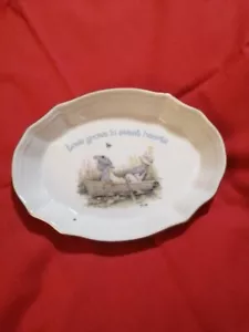 Designers Collection Holly Hobbie Genuine Porcelain Oval Pin Plate - Picture 1 of 5