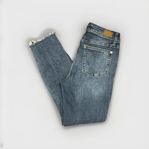 Judy Blue Denim Jeans Raw Hem Relax Fit Tapered 5/27 - Imagen 1 de 5