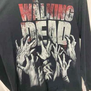 The Walking Dead Shirt Men's Black TV Show Zombies Long Sleeve size M - Picture 1 of 8