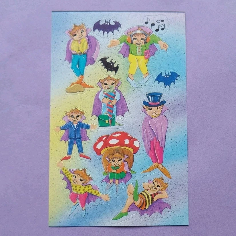 Sticker Vintage 90er Jahre Papier Z Design ZDesign Halloween f. Stickersammlung  - Bild 1 von 1