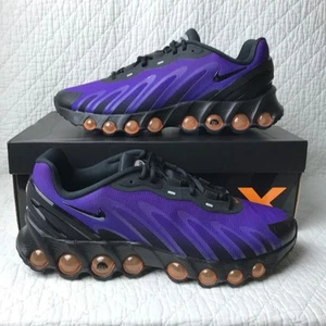 Nike Air Max DN8 Scarpe Uomo TG 12.5 Nero Viola Feroce FQ7860-009 - Foto 1 di 12