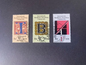 RDA 1989 - Michel Nº 3245-3247 - Exposición de arte del libro - Sellado (17) - Imagen 1 de 1