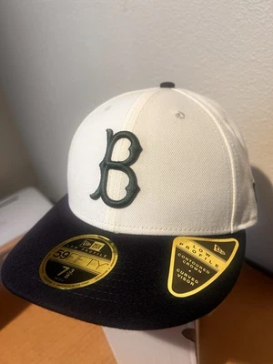 New Era 5950 Brooklyn Dodgers Ebbets Field 7 3/8 Fitted Hat - Image 1 of 4