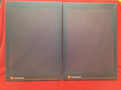 Par de capas para grelhas de monitor de estúdio originais JBL 4408 bom estado 🎶 L👀K! - Imagem 1 de 4