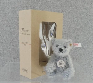 Steiff 2004 Club Renewal Gift Miniature Bear Pale Blue Mohair 7cms Ean 420429 - Picture 1 of 6