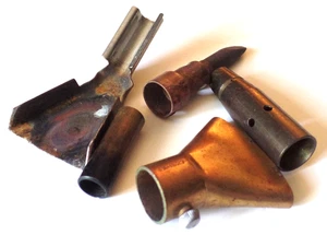 5 antiguos vintage de latón o cobre (?) Piezas de herramientas - Imagen 1 de 7
