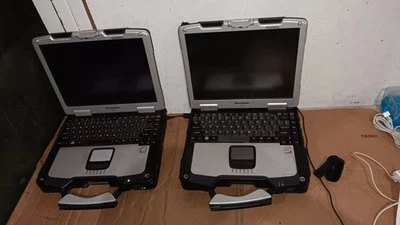 Lote de 2 Portátiles Panasonic Toughbook CF-30 Intel Core Duo @ 1,6 GHz 4 GB Piezas Foto 1 de 4
