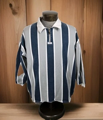 Polo vintage Y2K Carolina Colores para mujer Plus 18 20 manga 3/4 tela de rizo defecto Foto 1 de 4