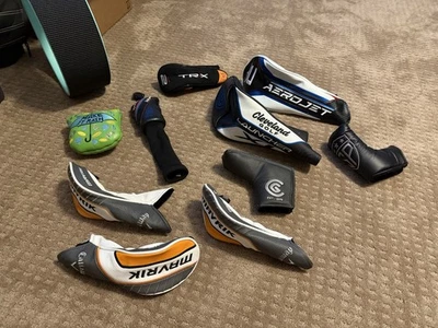 Golf Club Putter Headcover Lot Cleveland Callaway Cobra Conner James - Image 1 of 4