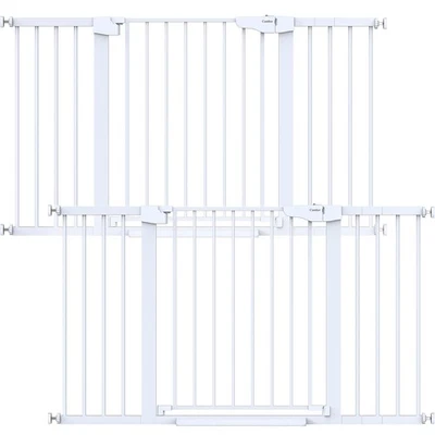 Paquete de 2 puertas para bebés de 29,7-54,2" para escaleras, ganadora de los premios Mom's Choice - cierre automático... Foto 1 de 4