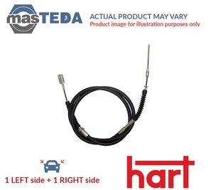 227 820 HANDBRAKE CABLE PAIR REAR HART 2PCS FOR PEUGEOT PARTNER,PARTNER MPV - Picture 1 of 5