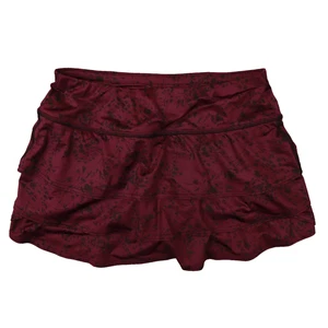 Athleta Purple Black Floral Swagger Skort Skirt Women's size Small - Picture 1 of 8