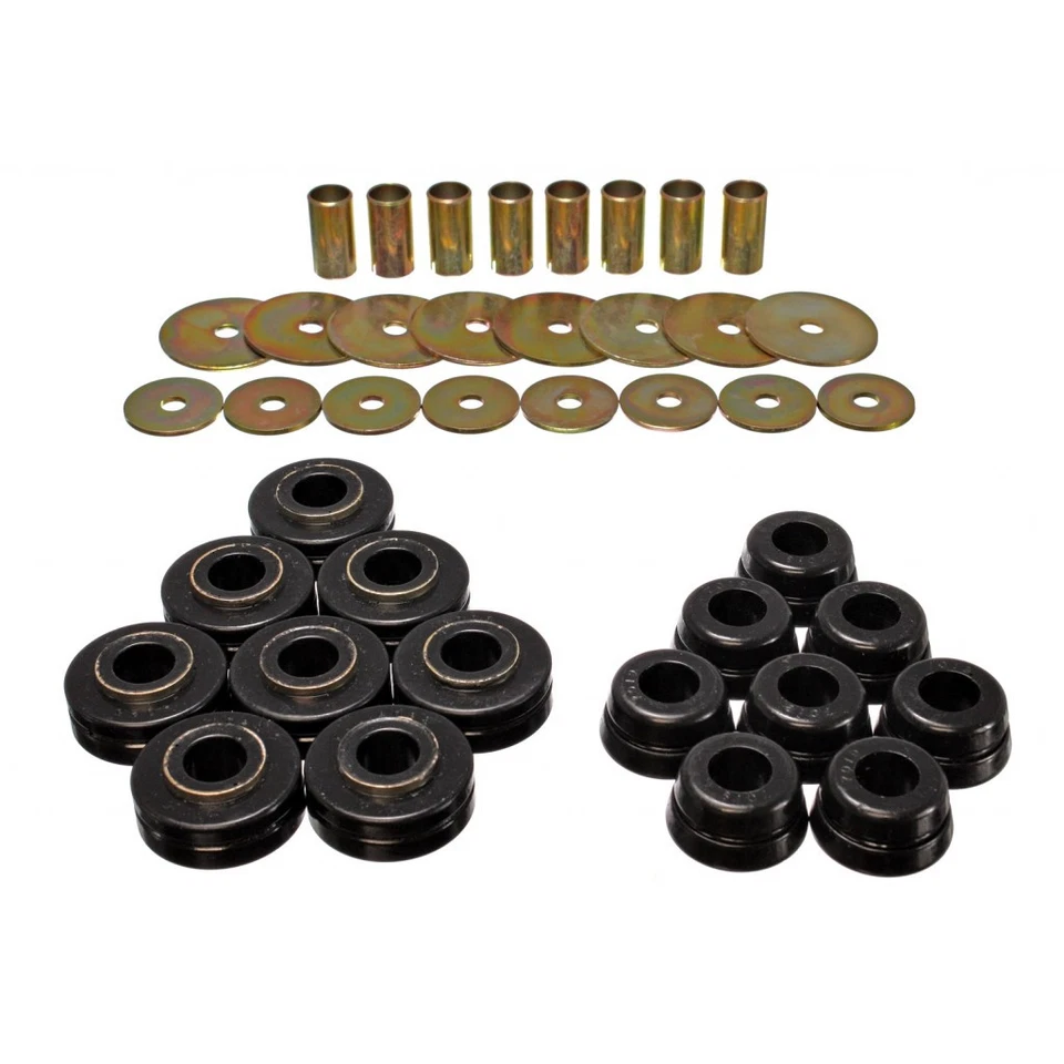 Energy Suspension For International Scout II 1972-1980 Body Mounts - Black - Image 1 of 2