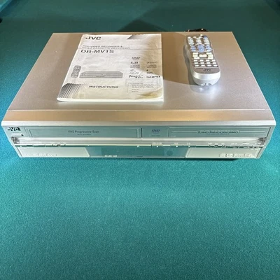 JVC DR-MV1SU DVD/VHS Recorder w/S-Video DV IN (Digital Video) - Copy VHS to DVD - Image 1 of 4