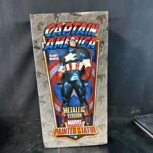 ULTIMATE CAPTAIN AMERICA Statue~ METALLIC VERSION BOWEN #380/1165 - Picture 1 of 6