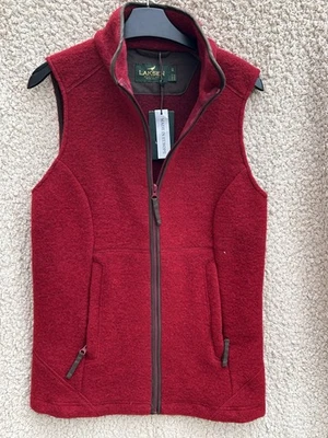 Laksen Sporting Pentland Gilet Sleeveless Felted Wool Fleece Vest Jacket XS NEW - Image 1 of 4