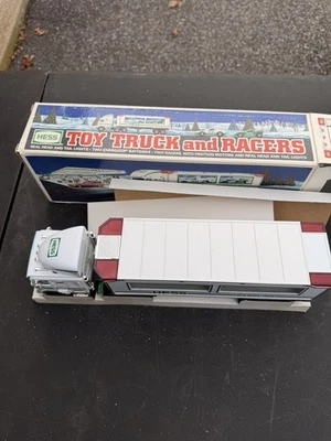 RARE Vintage 1997 Hess Toy Truck  and Racers  MIB - New In Original Box 6B - Image 1 of 4