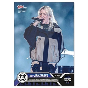 Emily Armstrong Linkin Park 2024-25 UCL Topps NOW Card 168 IN HAND - Bild 1 von 1