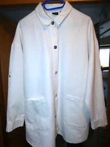 Neuwertige Damen Longbbluse /Hemdenbluse/Langarmbluse, Esmara, Weiß, in 46 - Bild 1 von 1