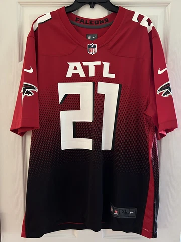 TODD GURLEY #21 ATLANTA FALCONS RED NIKE FOOTBALL JERSEY X-LARGE Cover