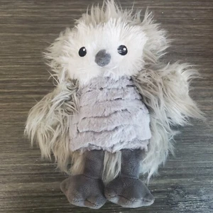 First Impressions Owl 9" gris difuso peluche Macys 2017 fondo de frijol - Imagen 1 de 7