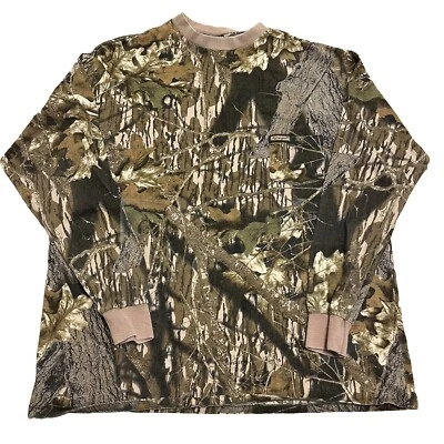 Camisa Camuflada Caza Remington De Colección Para Hombres 2XL Poliéster Manga Larga Camuflada Años 90 Foto 1 de 4