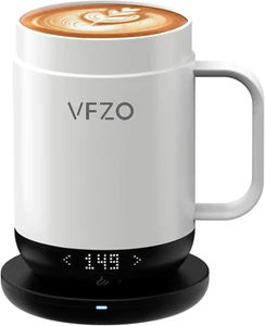 Smart Mug,Self Heating,Temperature-Controlled, Self-Heating Coffee Mug.Led Real- - Picture 1 of 7