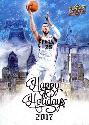 BEN SIMMONS ~ 2017-18 Upper Deck Basketball Dealer Only 5x7 Jumbo Card (A726) - Image 1 of 2