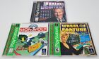 Ps1 Lot: Jeopardy & Monopoly & Wheel Of Fortune (Greatest Hits) Video Games