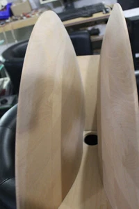 AOS H 220 BEECH SOLID Wood Radial Horn Corner Horn Horn 1 PAIR - Picture 1 of 9